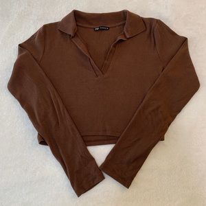 🐻Zara Cropped Polo🐻